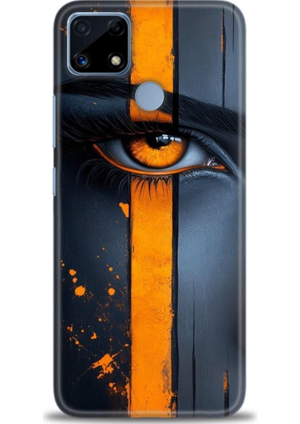 Realme C25 Kılıf Hd Baskılı Kılıf + Seramik Tam Kaplayan Ekran Koruyucu 142