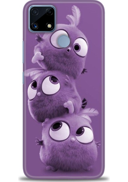 Realme C25 Kılıf Hd Baskılı Kılıf + Seramik Tam Kaplayan Ekran Koruyucu 361