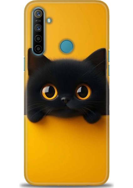 Realme C3 Kılıf Hd Baskılı Kılıf + Seramik Tam Kaplayan Ekran Koruyucu 64