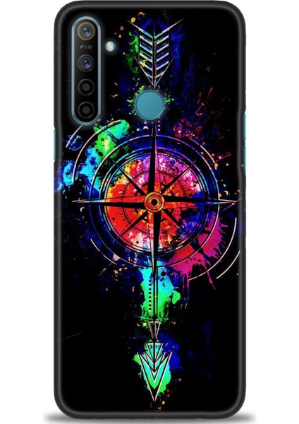 Realme C3 Kılıf Hd Baskılı Kılıf + Seramik Tam Kaplayan Ekran Koruyucu 86