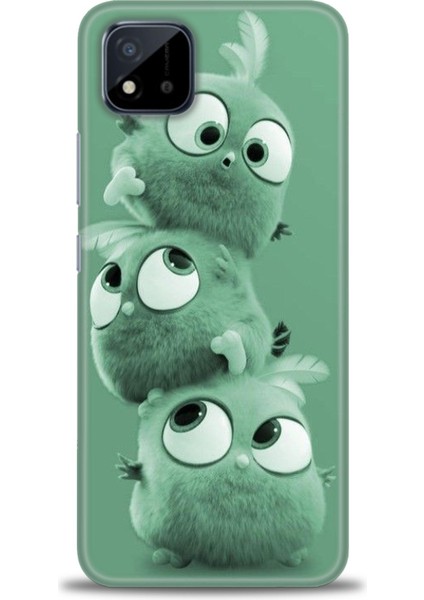 Realme C11 2021 Kılıf Hd Baskılı Kılıf + Seramik Tam Kaplayan Ekran Koruyucu 367