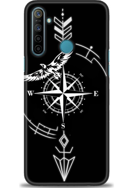 Realme C3 Kılıf Hd Baskılı Kılıf + Seramik Tam Kaplayan Ekran Koruyucu 90