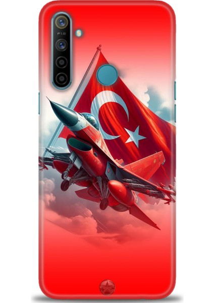 Realme C3 Kılıf Hd Baskılı Kılıf + Seramik Tam Kaplayan Ekran Koruyucu 38