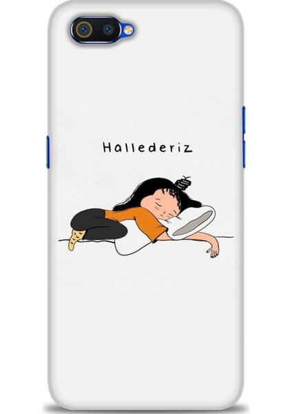 Realme C2 Kılıf Hd Baskılı Kılıf + Seramik Tam Kaplayan Ekran Koruyucu 164