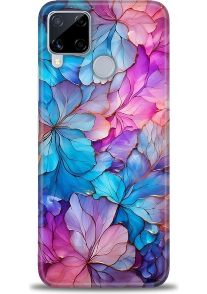 Realme C15 Kılıf Hd Baskılı Kılıf + Seramik Tam Kaplayan Ekran Koruyucu 325