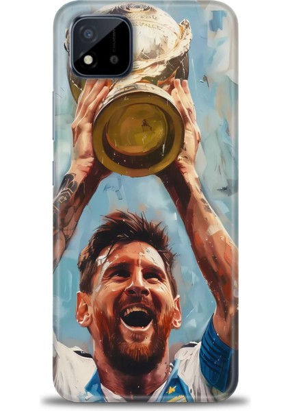 Realme C11 2021 Kılıf Hd Baskılı Kılıf + Seramik Tam Kaplayan Ekran Koruyucu 14