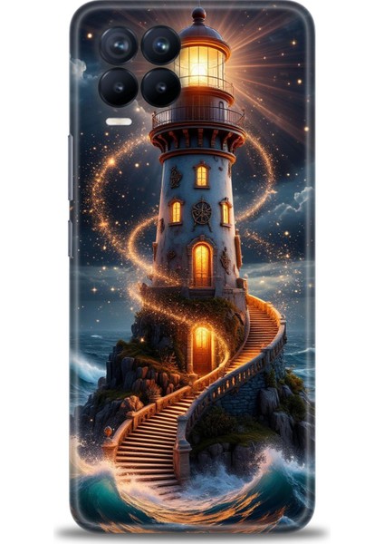 Realme 8 Kılıf Hd Baskılı Kılıf + Seramik Tam Kaplayan Ekran Koruyucu 232