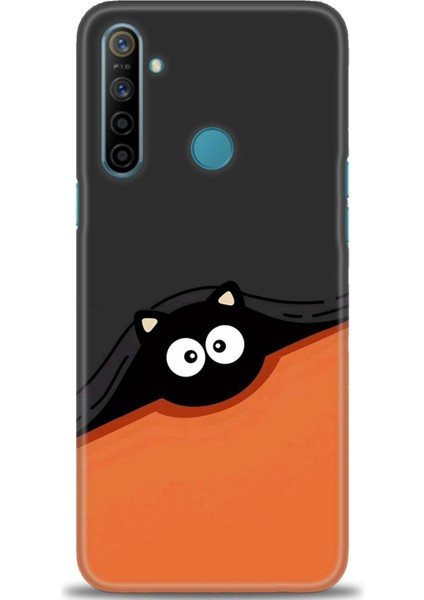 Realme C3 Kılıf Hd Baskılı Kılıf + Seramik Tam Kaplayan Ekran Koruyucu 80