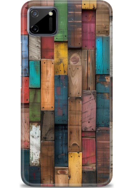 Realme C11 Kılıf Hd Baskılı Kılıf + Seramik Tam Kaplayan Ekran Koruyucu 330