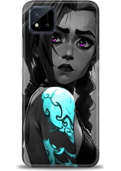 Realme C11 2021 Kılıf Hd Baskılı Kılıf + Seramik Tam Kaplayan Ekran Koruyucu 279