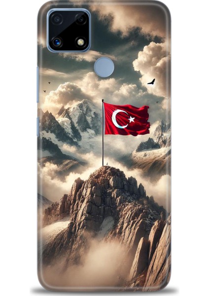 Realme C25S Kılıf Hd Baskılı Kılıf + Seramik Tam Kaplayan Ekran Koruyucu 34
