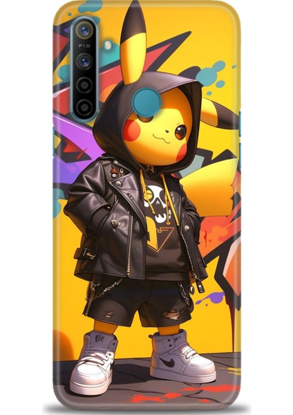 Realme C3 Kılıf Hd Baskılı Kılıf + Seramik Tam Kaplayan Ekran Koruyucu 251