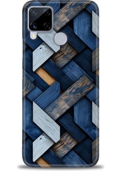 Realme C15 Kılıf Hd Baskılı Kılıf + Seramik Tam Kaplayan Ekran Koruyucu 322