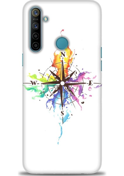 Realme C3 Kılıf Hd Baskılı Kılıf + Seramik Tam Kaplayan Ekran Koruyucu 88