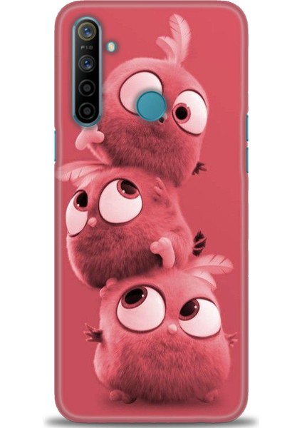 Realme C3 Kılıf Hd Baskılı Kılıf + Seramik Tam Kaplayan Ekran Koruyucu 370