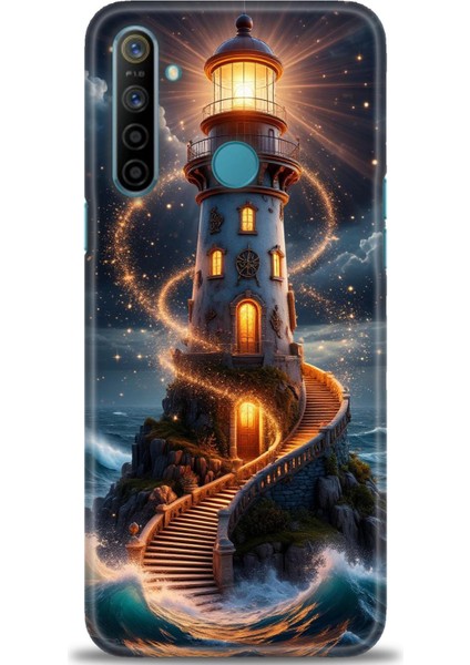 Realme C3 Kılıf Hd Baskılı Kılıf + Seramik Tam Kaplayan Ekran Koruyucu 232