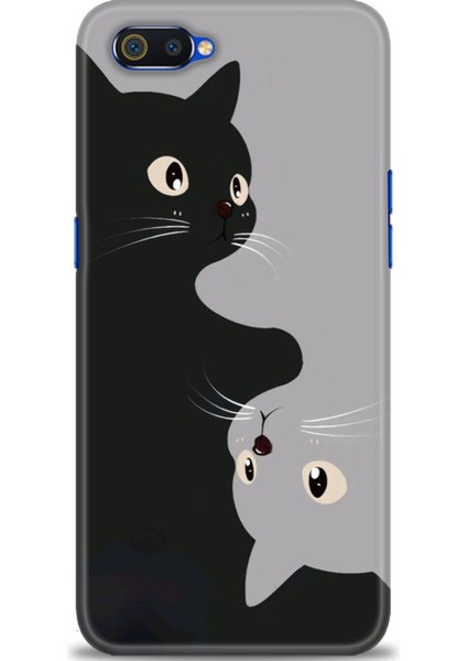 Realme C2 Kılıf Hd Baskılı Kılıf + Seramik Tam Kaplayan Ekran Koruyucu 67