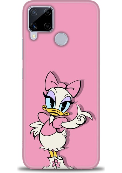 Realme C15 Kılıf Hd Baskılı Kılıf + Seramik Tam Kaplayan Ekran Koruyucu 406