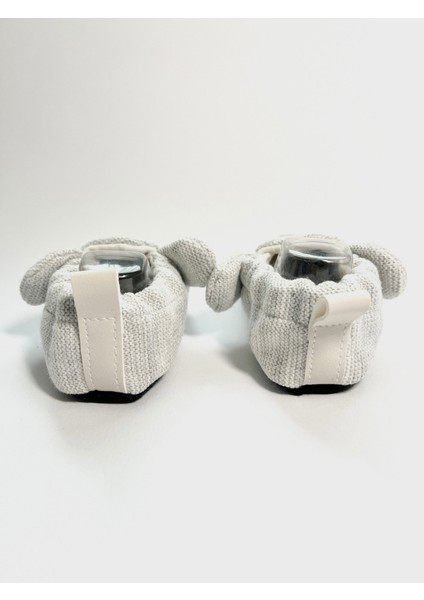 Terleme Yapmayan Yazlık Bebek Patiği Tavşan Nakışlı Kaydırmaz Tabanlı 100% Pamuk Triko modelleri