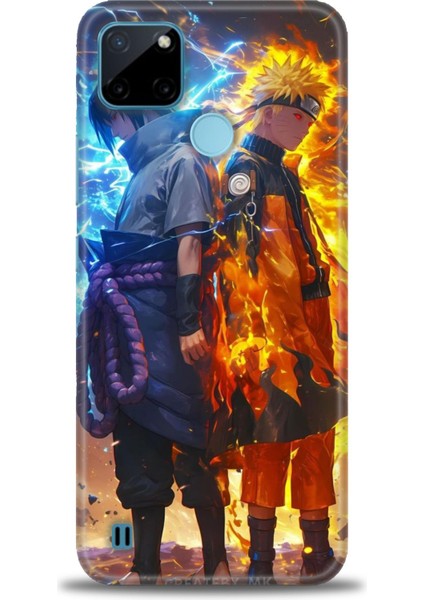 Realme C21Y Kılıf Hd Baskılı Kılıf + Seramik Tam Kaplayan Ekran Koruyucu 260