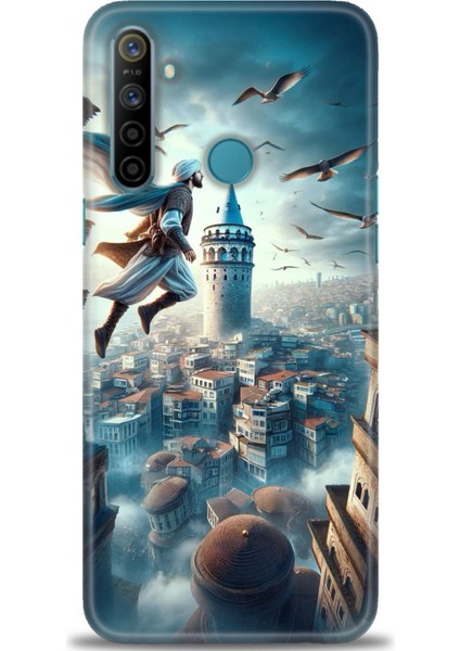 Realme C3 Kılıf Hd Baskılı Kılıf + Seramik Tam Kaplayan Ekran Koruyucu 224