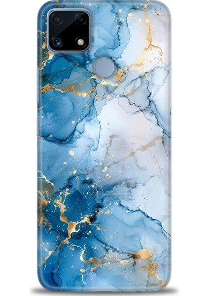 Realme C25S Kılıf Hd Baskılı Kılıf + Seramik Tam Kaplayan Ekran Koruyucu 312