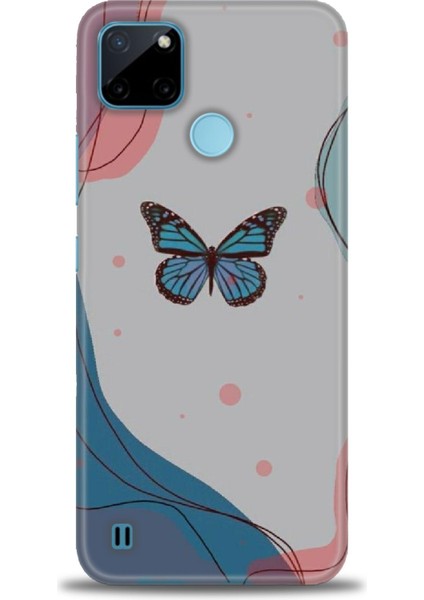 Realme C21Y Kılıf Hd Baskılı Kılıf + Seramik Tam Kaplayan Ekran Koruyucu 185