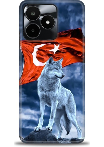 Realme C53 Kılıf Hd Baskılı Kılıf + Seramik Tam Kaplayan Ekran Koruyucu 36
