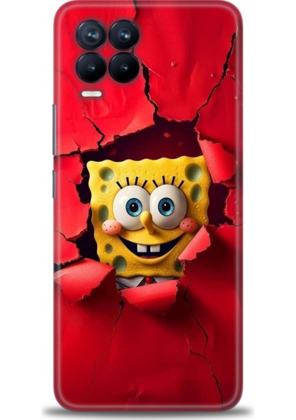 Realme 8 Kılıf Hd Baskılı Kılıf + Seramik Tam Kaplayan Ekran Koruyucu 458