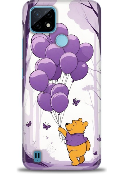 Realme C21 Kılıf Hd Baskılı Kılıf + Seramik Tam Kaplayan Ekran Koruyucu 59