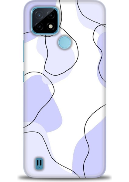 Realme C21 Kılıf Hd Baskılı Kılıf + Seramik Tam Kaplayan Ekran Koruyucu 178