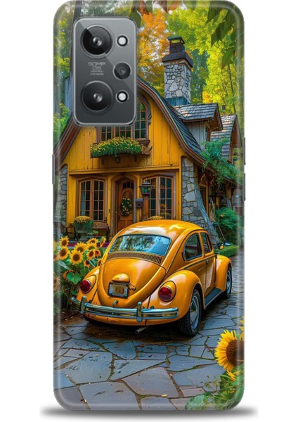 Realme Gt2 Kılıf Hd Baskılı Kılıf + Seramik Tam Kaplayan Ekran Koruyucu 110
