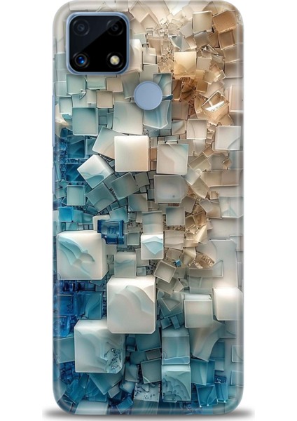Realme C25S Kılıf Hd Baskılı Kılıf + Seramik Tam Kaplayan Ekran Koruyucu 326