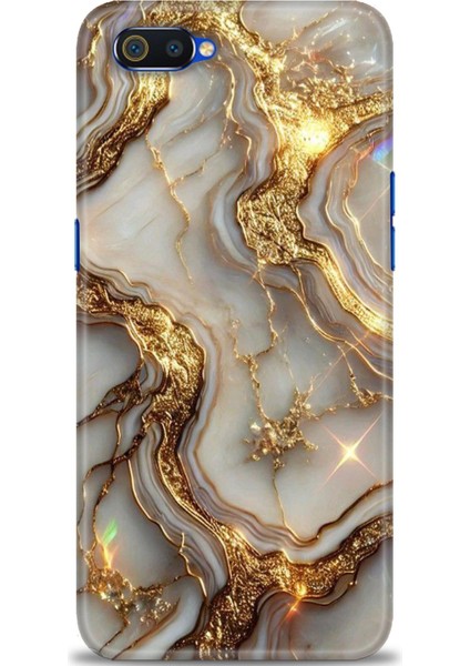 Realme C2 Kılıf Hd Baskılı Kılıf + Seramik Tam Kaplayan Ekran Koruyucu 313