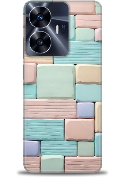 Realme C55 4g Kılıf Hd Baskılı Kılıf + Seramik Tam Kaplayan Ekran Koruyucu 440
