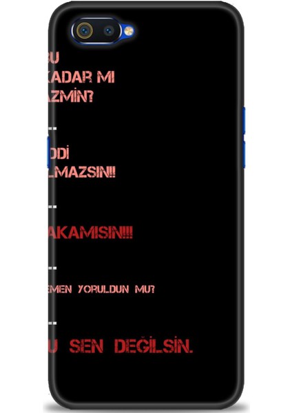 Realme C2 Kılıf Hd Baskılı Kılıf + Seramik Tam Kaplayan Ekran Koruyucu 391