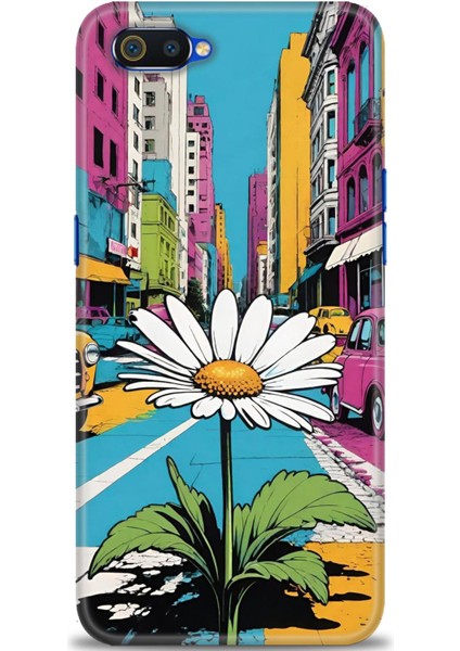 Realme C2 Kılıf Hd Baskılı Kılıf + Seramik Tam Kaplayan Ekran Koruyucu 443