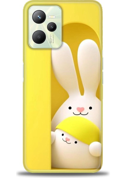 Realme C35 Kılıf Hd Baskılı Kılıf + Seramik Tam Kaplayan Ekran Koruyucu 72