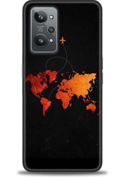 Realme Gt2 Kılıf Hd Baskılı Kılıf + Seramik Tam Kaplayan Ekran Koruyucu 384