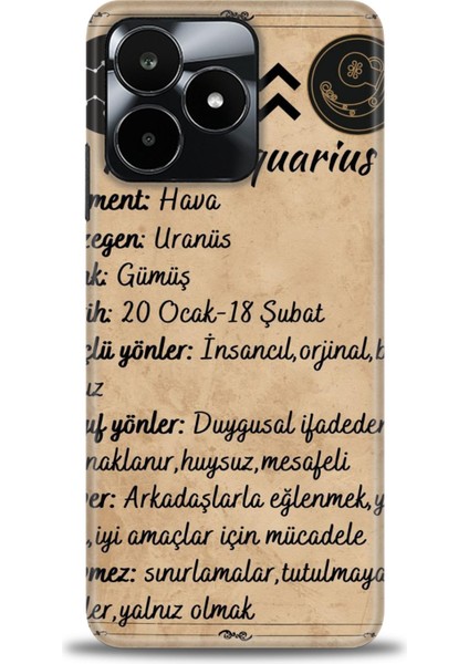 Realme C53 Kılıf Hd Baskılı Kılıf + Seramik Tam Kaplayan Ekran Koruyucu 476