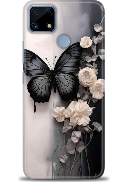Realme C25 Kılıf Hd Baskılı Kılıf + Seramik Tam Kaplayan Ekran Koruyucu 148