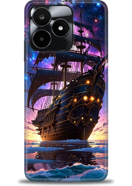 Realme C53 Kılıf Hd Baskılı Kılıf + Seramik Tam Kaplayan Ekran Koruyucu 236