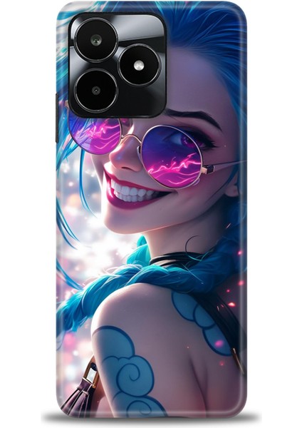 Realme C53 Kılıf Hd Baskılı Kılıf + Seramik Tam Kaplayan Ekran Koruyucu 274