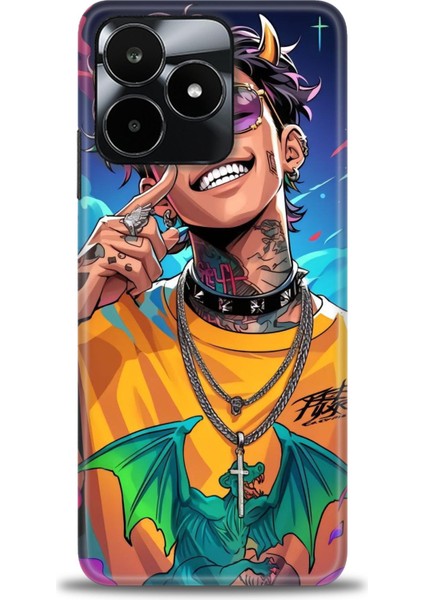 Realme C53 Kılıf Hd Baskılı Kılıf + Seramik Tam Kaplayan Ekran Koruyucu 259