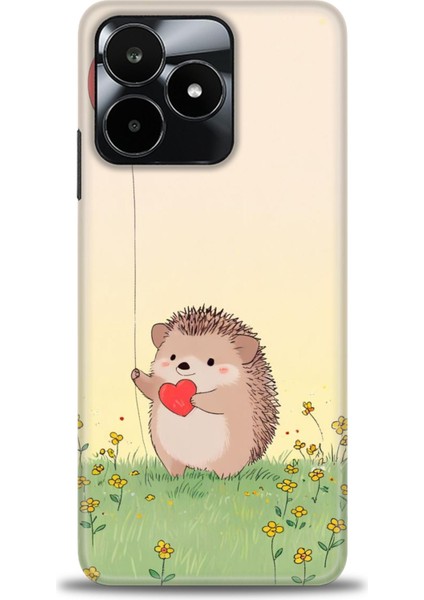 Realme C53 Kılıf Hd Baskılı Kılıf + Seramik Tam Kaplayan Ekran Koruyucu 305