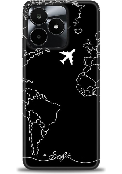 Realme C53 Kılıf Hd Baskılı Kılıf + Seramik Tam Kaplayan Ekran Koruyucu 382