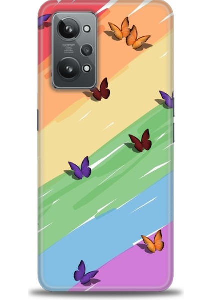 Realme Gt2 Kılıf Hd Baskılı Kılıf + Seramik Tam Kaplayan Ekran Koruyucu 420