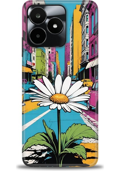 Realme C53 Kılıf Hd Baskılı Kılıf + Seramik Tam Kaplayan Ekran Koruyucu 443