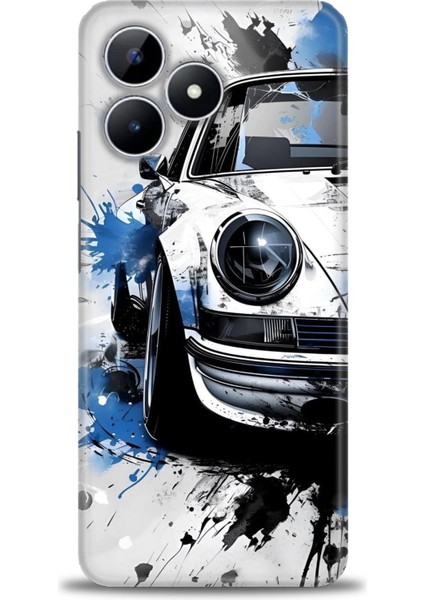Realme Note 50 Kılıf Hd Baskılı Kılıf + Seramik Tam Kaplayan Ekran Koruyucu 487