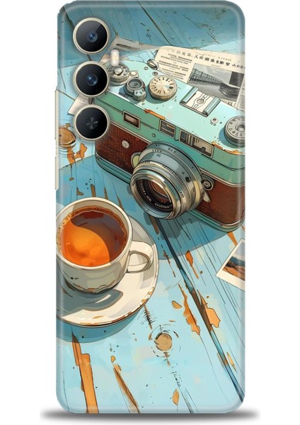 Realme C65 4g Kılıf Hd Baskılı Kılıf + Seramik Tam Kaplayan Ekran Koruyucu 269